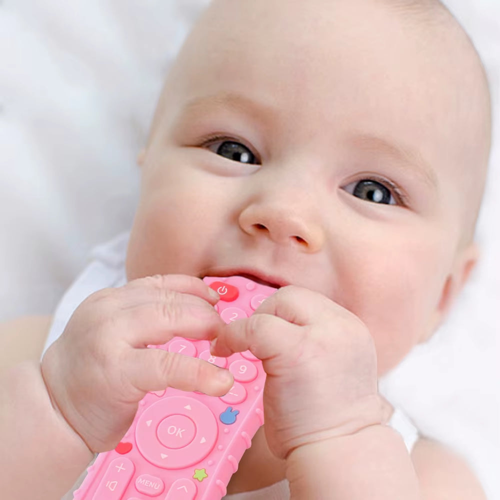 Baby Spielzeug Fernbedienung – Silikon Lernspielzeug für Babys